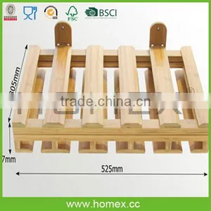 Marketable Wine Rack_bamboo Wine Bottle Holder_wall Mount Wine Rack_HOMEX thumbnail-3