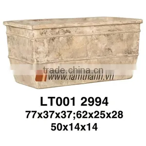 Rectangle Romance Antique Terracotta Pottery thumbnail-1