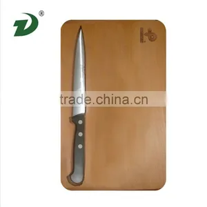 Simple Design Handmade Fish Cutting Board With Knife thumbnail-3