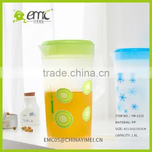 High Quality Plastic Cold Water and Juice Kettle With Print Body thumbnail-2