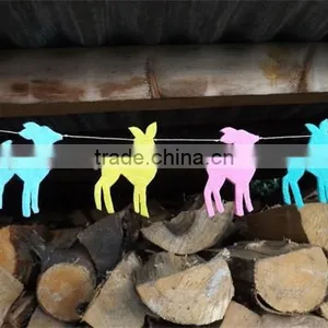 Hot Sell Baby Deer Garland Felt Garland Baby Deer Nursery Made in China thumbnail-1