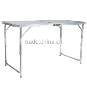 450111 4ft Aluminium Trestle Folding Banquet Party Garden Outdoor Camping Table thumbnail-2