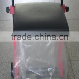 80L Multi-function Garden Rubbish Cart With Plastic Bag, Waste Cart, TROLLEY WHEELIE RUBBISH BIN TRUCK DISPOSAL BAG thumbnail-5
