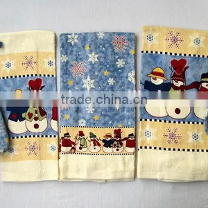 Christmas Gifts Kichen Textlie Sets Apron Sets Oven Glove Sets Tea Towel Sets thumbnail-1