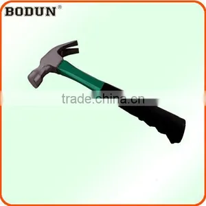 H1040 Green Fiberglass Handle Claw Hammer thumbnail-1