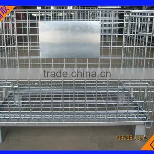 Collapsible Warehouse Cages/folded Storage Cage/steel Butterfly Cage thumbnail-1