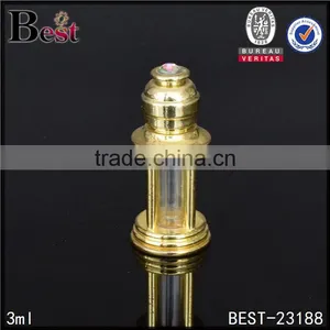 3ml Glass Bottle for Souvenir Special Design Luxury Glass Bottle for Souvenir With Metal Shell thumbnail-4