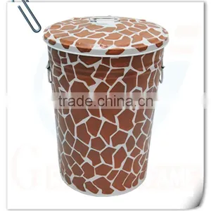 Outdoor Decoation Metal Antique Trash Can thumbnail-1