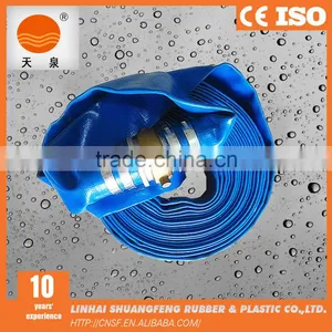 Agriculture Farming Hose Pvc Lay Flat Hose C/w Pin Lug Couplings for Water Discharge Pump thumbnail-2
