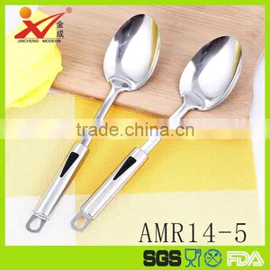 Kitchen Cooking Tools Stainless Steel Spoon Short Handle Spoon thumbnail-1