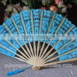 Environmental Bamboo Lace Wedding Fan thumbnail-2