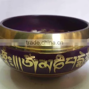 Best Selling Symbolic Colored Tibetan Healing Meditation Singing Bowl thumbnail-2