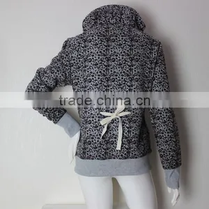 Women Leopard Printed Winter Coat thumbnail-4