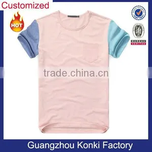 2015 Hot Selling Cotton Hit Colors T Shirt Wholesale China thumbnail-1