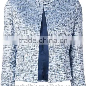 Nice Design Outdoor Ladies Elegant Tweed Jacket Low Price thumbnail-4