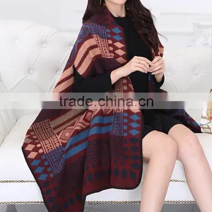 Hot Sale China 2017 New Arrival Ladies Scarf Figure Shape Printed Several Models Imitated Material Women Cloak thumbnail-5