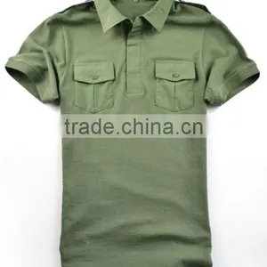 Top Sales Polo Combat Shirt Design Army t Shirt Pockets thumbnail-1