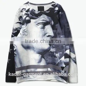China David Statue Sublimation Sweatshirt All Over Sublimation Printing Sweatshirt thumbnail-2