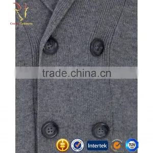 Luxury Mens Cashmere Sweater Cardigans With Buttons thumbnail-3