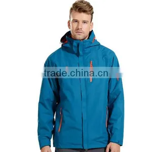 3 in 1 OEM/ODM Fashion Design Waterproof And Windproof Outdoor Jackets For Mens thumbnail-4