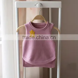 S32896W Toddler Baby Girls Floral Sleeveless Sweater Kids Children Kint Sweater Vest thumbnail-2