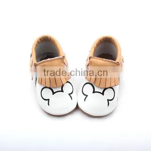 Hot Selling Styles Baby Shoes Soft Leather Sole Baby Moccasins Shoes thumbnail-1
