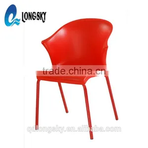 LS-4019 Cheap Outdoor Indoor Garden All Colour Available Dining pp Polypropylene Plastic Chair thumbnail-1