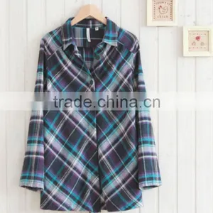 2014 Plaid Casual Shirt Men's Dress Shirt thumbnail-1