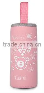 GR-B0258 High Puality Pink Neoprene Bottle Cooler thumbnail-1