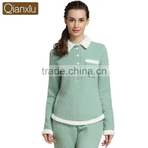 Chineses Top Qianxiu Brand Wholesale Winter Ladies Sleepwear thumbnail-1