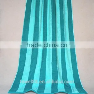 100% Combed Cotton Striped Sun Lounger Sunbed Towel thumbnail-5