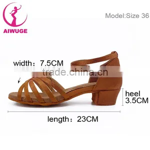 Dark Tan Ballroom/Latin/Salsa/Tango Dance Shoes thumbnail-2