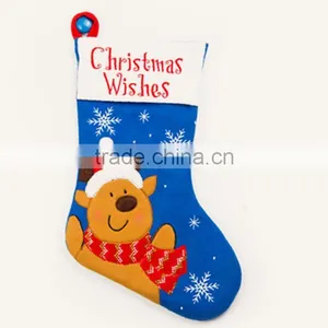 New Merry Christmas Socks As The Holiday Gift , Light Up Christmas Decorative Socks thumbnail-3