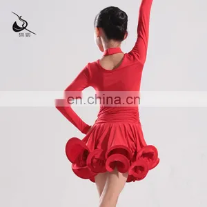 116282505 Baiw Dance Long Sleeve Children Latin Dress thumbnail-2