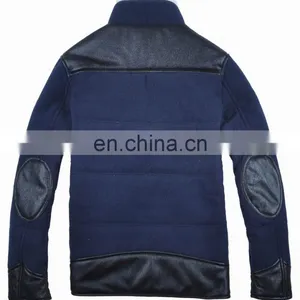 2017 Latest Design Mens Handsome Padded pu Leather Jacket Motrocycle thumbnail-3