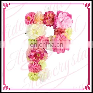 Aidocrystal Morden Home Decor Wholesalers Artificial Flowers Arts And Crafts Flower Letters thumbnail-4