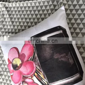 New Trendy Products Throw Pillow Case Hand-painted Custom Cushion Cover thumbnail-6