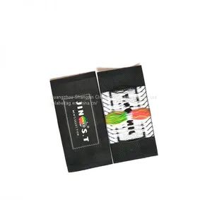 China Garment Accessories Best Quality Cotton Polyester Textiles Woven Label thumbnail-1