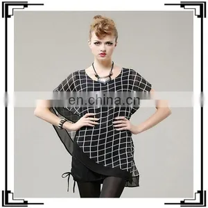 Ladies Fashion Elegant Casual Dress Prints Chiffion Women Dresses thumbnail-1