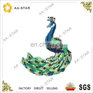 Noble Peacock Pattern Fashion Embroidery Patch for Clothing thumbnail-1