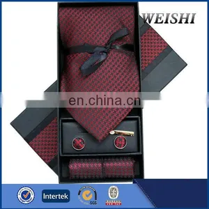 Mens Tie Gift Box With Cufflink Hanky thumbnail-1