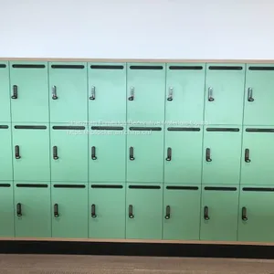 Fireproof Decorative Electronic Luggage Storage Hpl Compact Laminate Locker thumbnail-5
