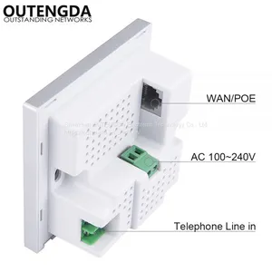 300Mbps in Wall WiFi Access Point Wireless Socket AP for Hotel WiFi Project Support AC Management RJ45 RJ11 WPS Encryption thumbnail-4