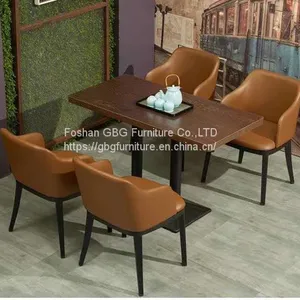 Customized Quality Restaurant Canteen Furniture Table Chair Set thumbnail-1