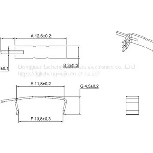 RM7 Clamps, RM7 Transformer CLIP Spring Clips, SK7 Material，Delivery Fast. thumbnail-2