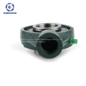 SUNBEARING UCHA212 Green 60*142*65.1mm Chrome Steel GCR15 Pillow Block Bearing thumbnail-3