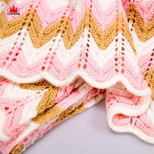 All Season Blanket King Size Tartan Plaid Merino Striped Baby Blanket thumbnail-4