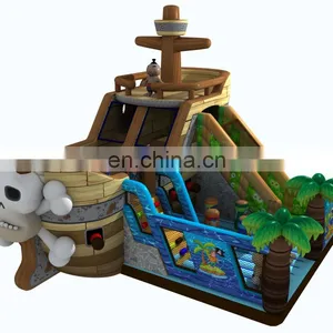 2020 New Design Mobile Inflatable Slide With Pool for Kids thumbnail-4
