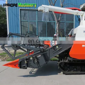 Wubota 4LZ-4.5 Good After-sale Service Cheap Price Rice Harvesters Harvesting Machine Kubota Harvester for India thumbnail-6