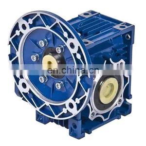 Aluminium RV Worm Speed Reducer Gearbox Geared Motor thumbnail-2